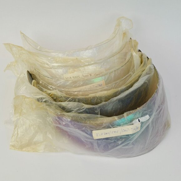 Lot NOS Motorcycle Snowmobile Helmet Face Shield Visors Clear & Tinted V-A 5005 - Picture 1 of 5